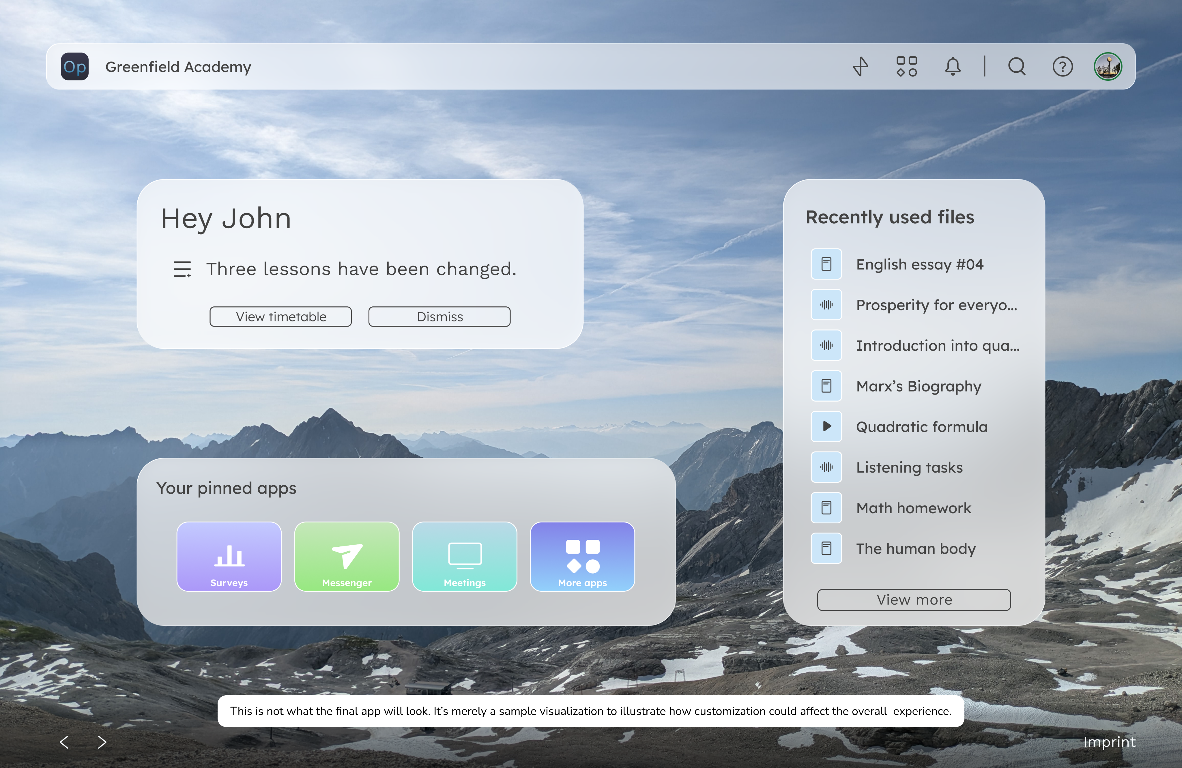Outdated LMS Interface